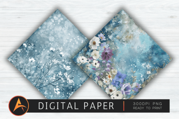 Download Free Arctic Garden Digital Paper - Premium Resources
