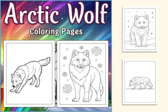 Download Arctic Wolf Coloring Pages for Kids - Arctic wolf Collection